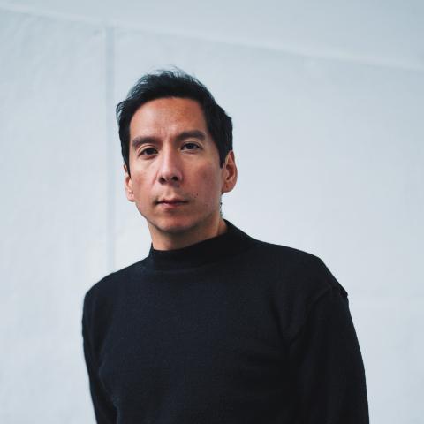 Portrait of artist Sky Hopinka