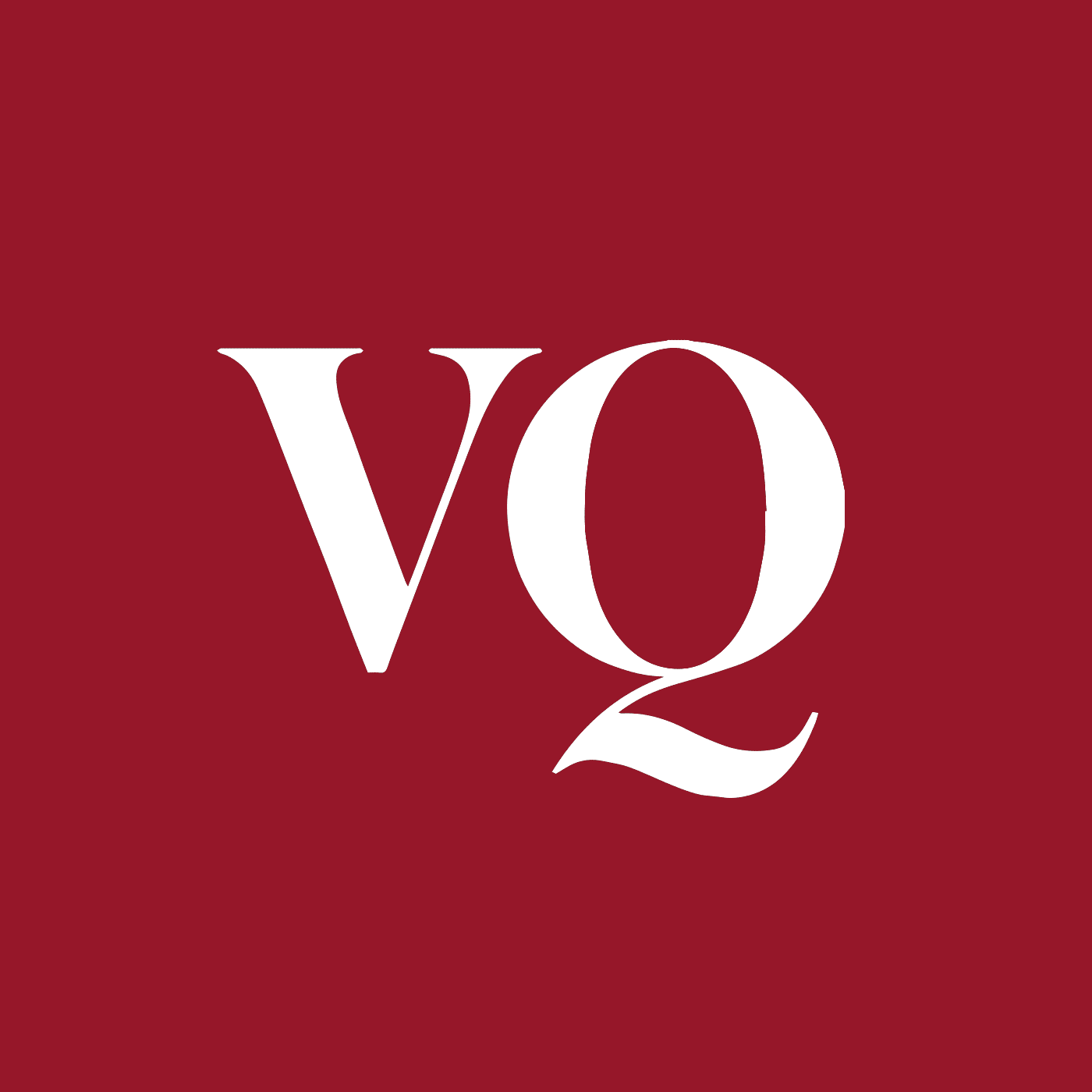 A red square with white lettering that spells out VQ.