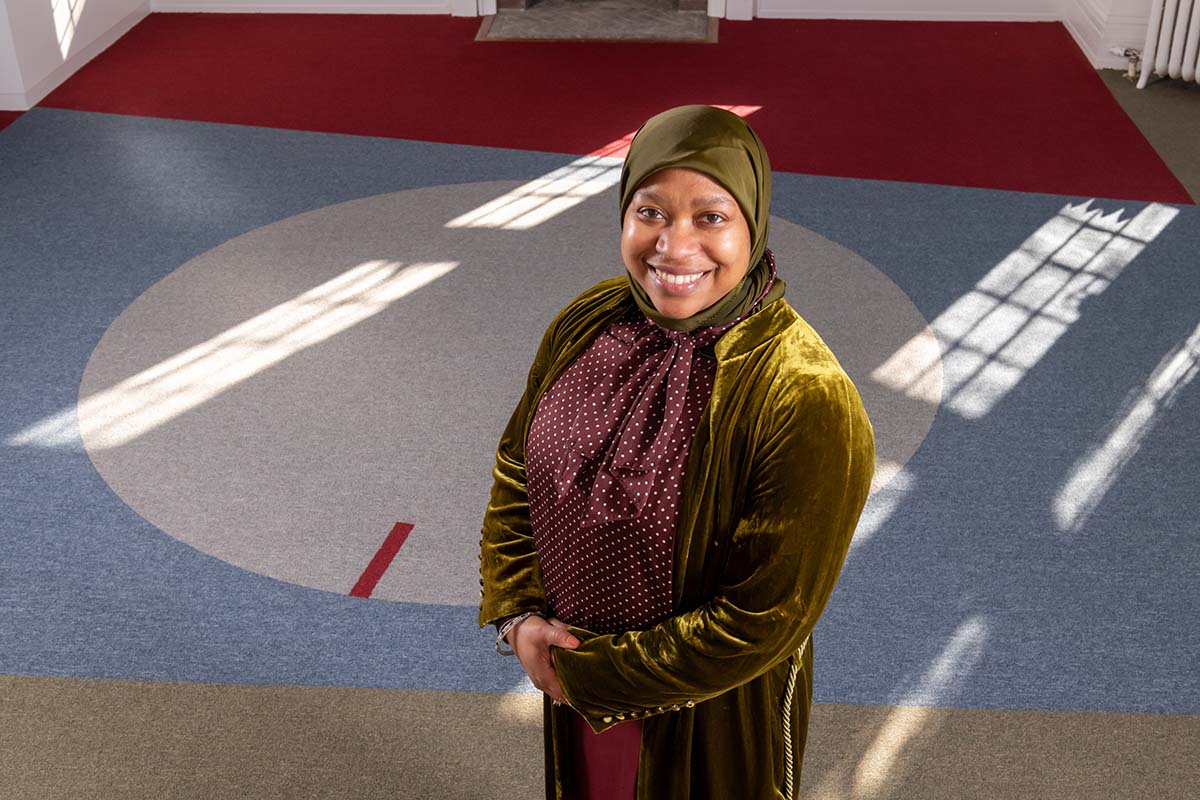 Vassar’s new Advisor for Muslim Student Life, Maryam Sharrieff. Photo: Karl Rabe