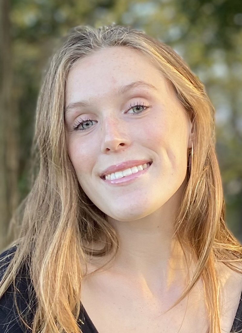A headshot of Mila Seifert, a person with long blond hair.