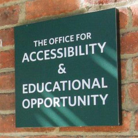 Office Accessibility Sign