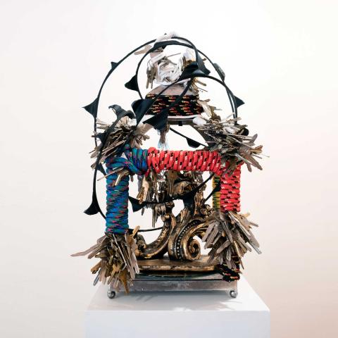 Image of an assemblage sculpture.